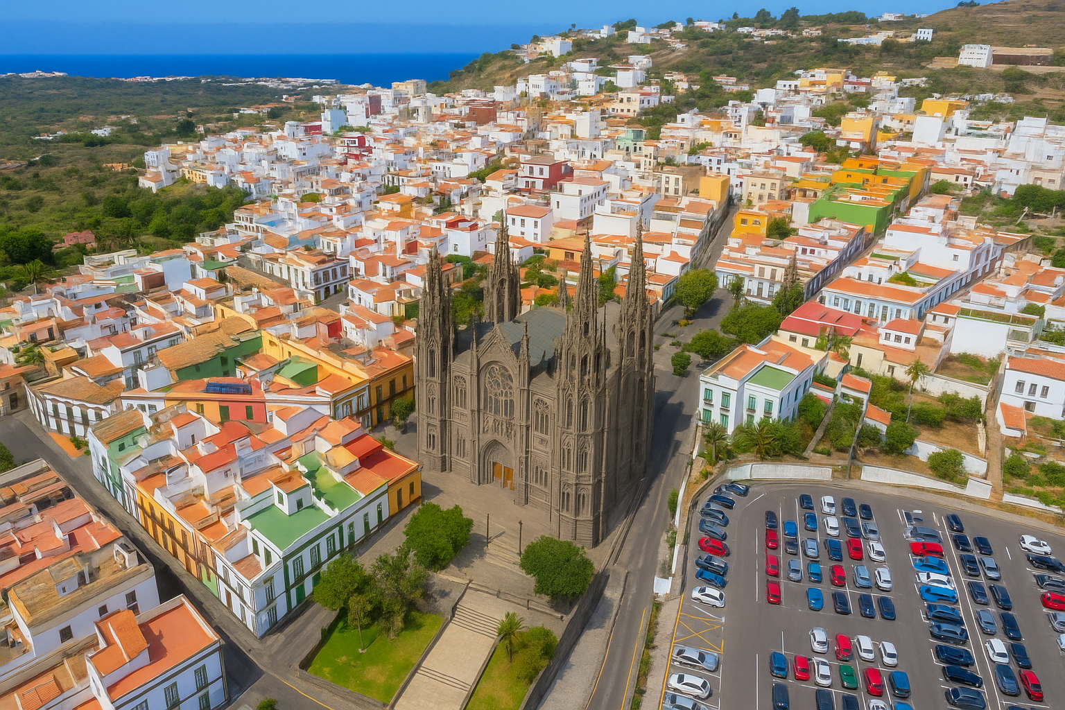 Vista panorámica de Arucas